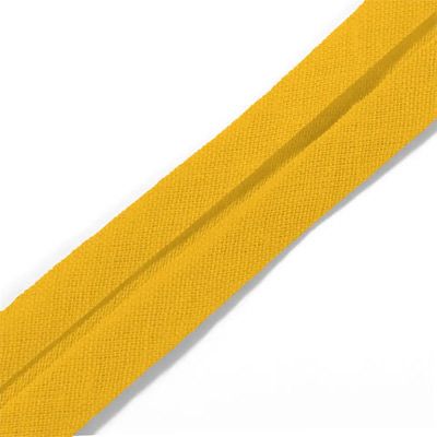 Bias Binding Cotton Yellow 40mm