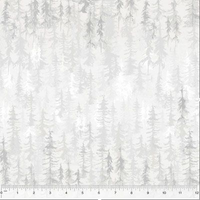 Majestic Fabric: Pine Forest Cloud (per 1/4 metre)