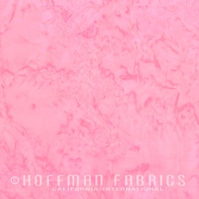 Hoffman Watercolour Batik Fabric: Rose (per 1/4 metre)