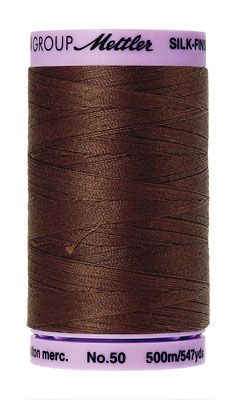 Mettler 50 Cotton Thread 500m 0173 Friar Brown