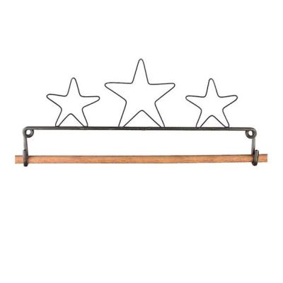 Wire Hanger  7.5' Three Star with Dowel