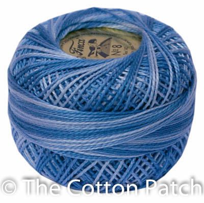 Presencia Perle Cotton #8 Variegated Thread: Colour 9655