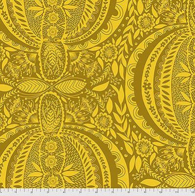 Love Always AM fabric: Propagate Golden (per 1/4 metre)