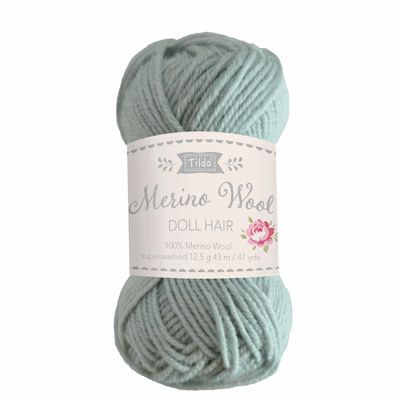 Tilda Doll Hair Yarn: Sage