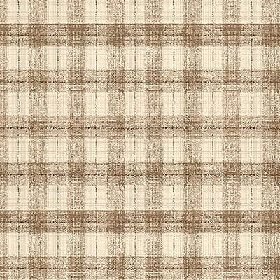 Blessings of Home fabric: Monotone Checks Tan (per 1/4 metre)