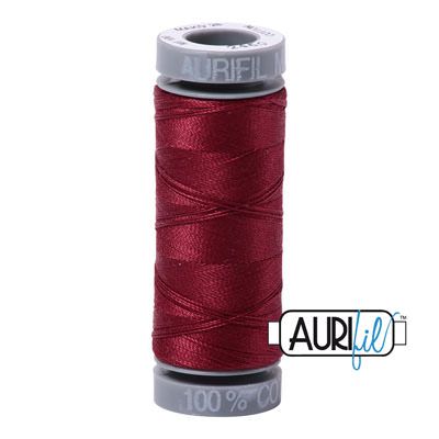 Aurifil 28 Weight Cotton Thread 2460 Dark Carmine Red