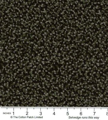 Classic Coordinates Fabric: Tiny Squares on Black (per 1/4 metre)