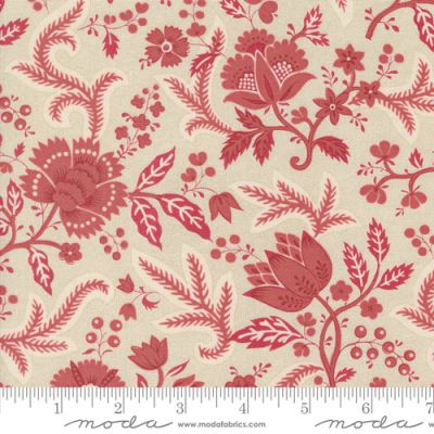 Rouenneries Trois fabric: Belle, Pearl Faded