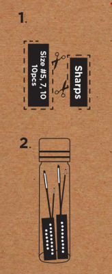 Hemline Gold  Sharps Hand Sewing Needles