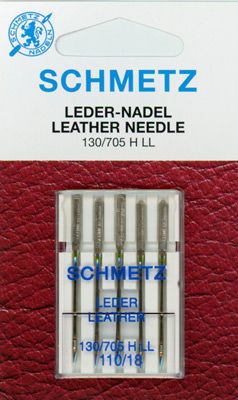 Schmetz Leather Sewing Machine Needles Size 110/18