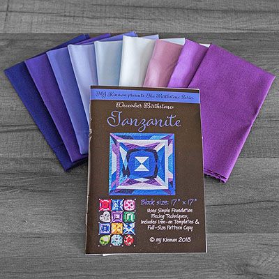 MJ Kinman's The Birthstone Series: December Tanzanite Block Kit