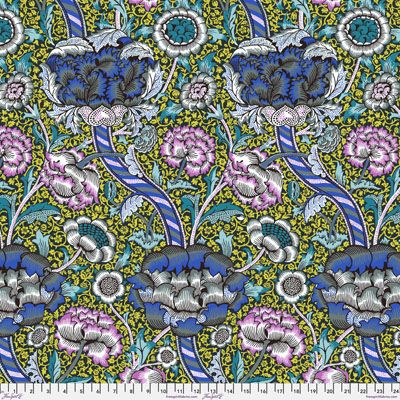 Kaffe Fassett x Morris & Co Fabric: Wandle Contrast