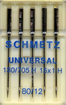 Schmetz Universal Sewing Machine Needles Size 80/12