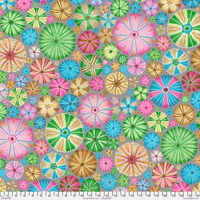 Kaffe Fassett Collective Urchin fabric Pastel