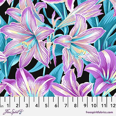 Kaffe Fassett Collective Fabric: Amarylis Lavender (per 1/4 metre)