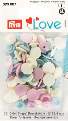 Prym Love Colour Snaps Pastel