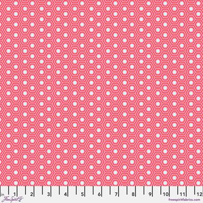 Tula Pink True Colours Fabric: Hexy Flamingo