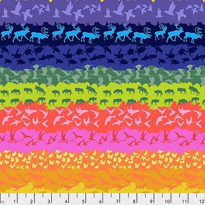 Migration Fabric: On the Move Multi (per 1/4 metre)