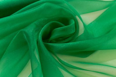 Green Organza Fabric (per 1/4 metre)