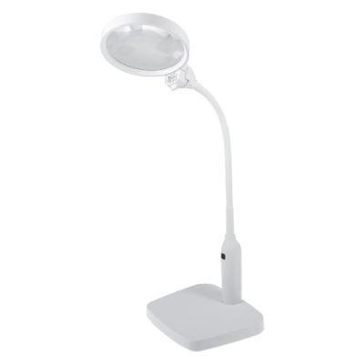 PureLite  Multi-Use Magnifier and Table Lamp: White