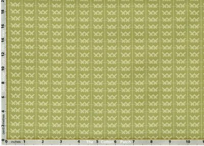 Baseline Fabric Crosses Green (per 1/4 metre)