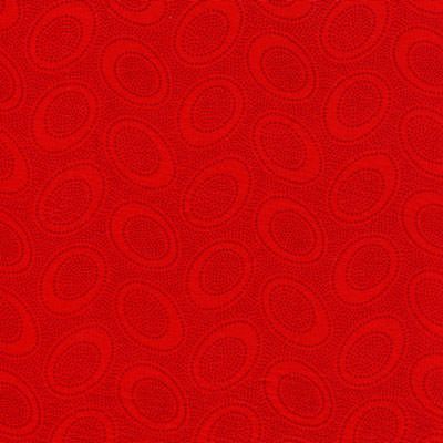 Kaffe Fassett Fabric Aboriginal Dots Red (per 1/4 metre)