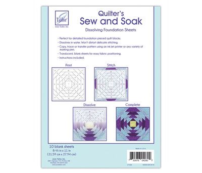 June Tailor Sew 'N Soak Sheets