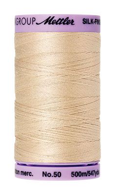 Mettler 50 Cotton Thread 500m 1000 Eggshell