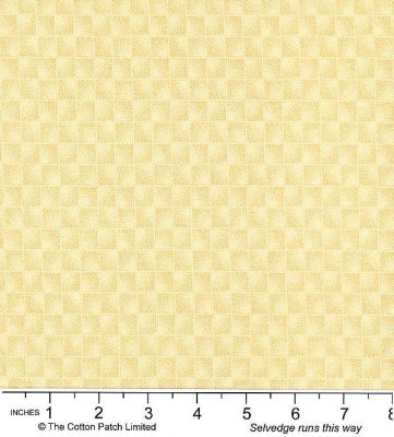 Classic Coordinates Fabric: Squares Cream Tonal (per 1/4 metre)