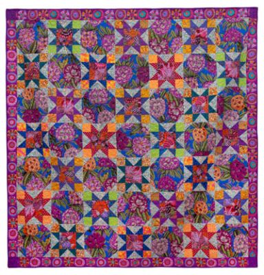 Kaffe Fassett Rhododendron Stars Quilt Kit