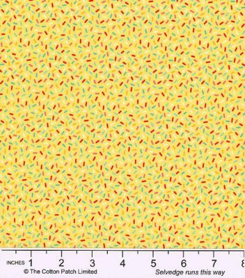 Summer Crush fabrics: Colourful Sprinkles, Yellow