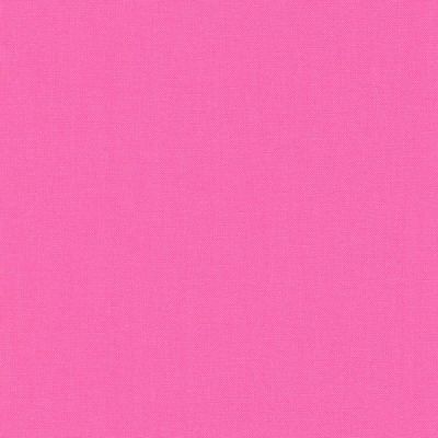 Kona Sassy Pink Cotton Solid Patchwork Fabric: (per 1/4 metre)