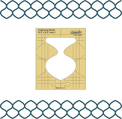 Westalee Rulers Continuous Borders Loop 3 2' x 3'  High Shank