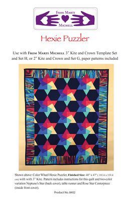 Marti Michell Quilt Pattern Hexie Puzzler