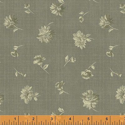 Reeds Legacy: Floating Florals Celadon (per 1/4 metre)