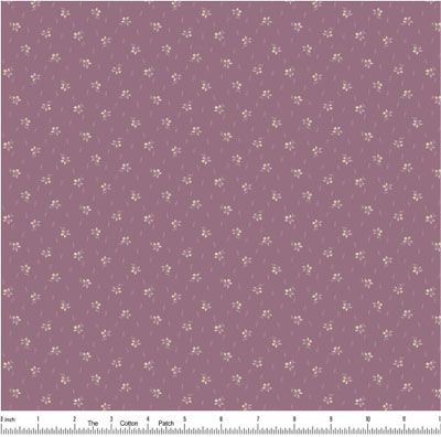 Wildflower Cottage fabric: Purple Ditsy