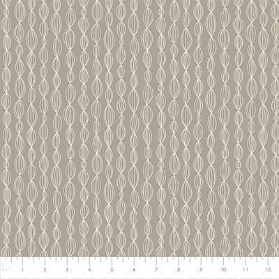 Petal Pusher Fabric: Geo Taupe (per 1/4 metre)