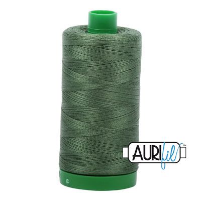 Aurifil 40 Cotton Thread 2890 Very Dark Grass Green