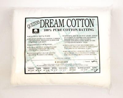 Quilters Dream Cotton White Request King Wadding  121in x 121in