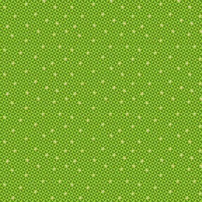 Santa Express fabric: Geo Triangles Green (per 1/4 metre)