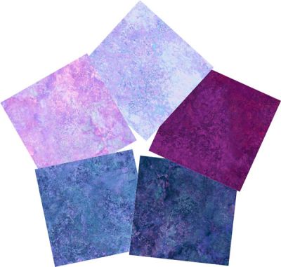 Stonehenge Gradations fabric: Twilight Fat Quarter Bundle