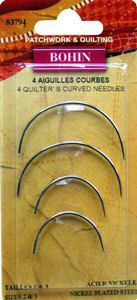 Bohin Curved Needles Sz 23 x 4