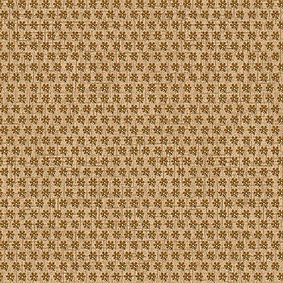 Hello Fall Fabric: Five Petal Flower Tan (per 1/4 metre)