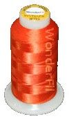 InvisaFil Thread: 100wt 2 ply Polyester 2500m Spool Pure Orange