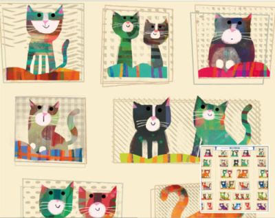 Fur-Ever Friends, Cats Quilt Kit PreOrder