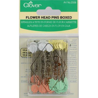 Clover Flower Head Pins