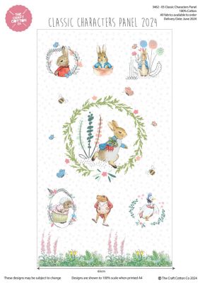 Classic Characters Peter Rabbit: Character Panel 65cm