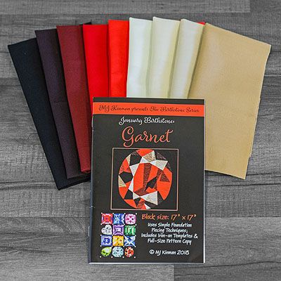 MJ Kinman's The Birthstone Series: January Garnet Block Kit