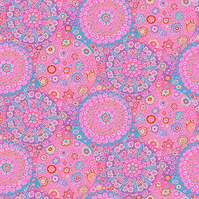 Kaffe Fassett Fabric: Millefiore Mauve (per 1/4 metre)