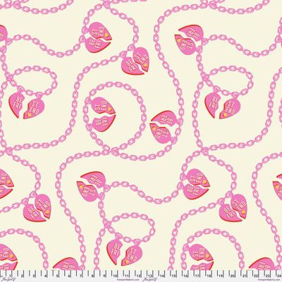 Tula Pink Big Charmer 108' Quilt Back Fabric: Blossom  (per 1/4 metre)